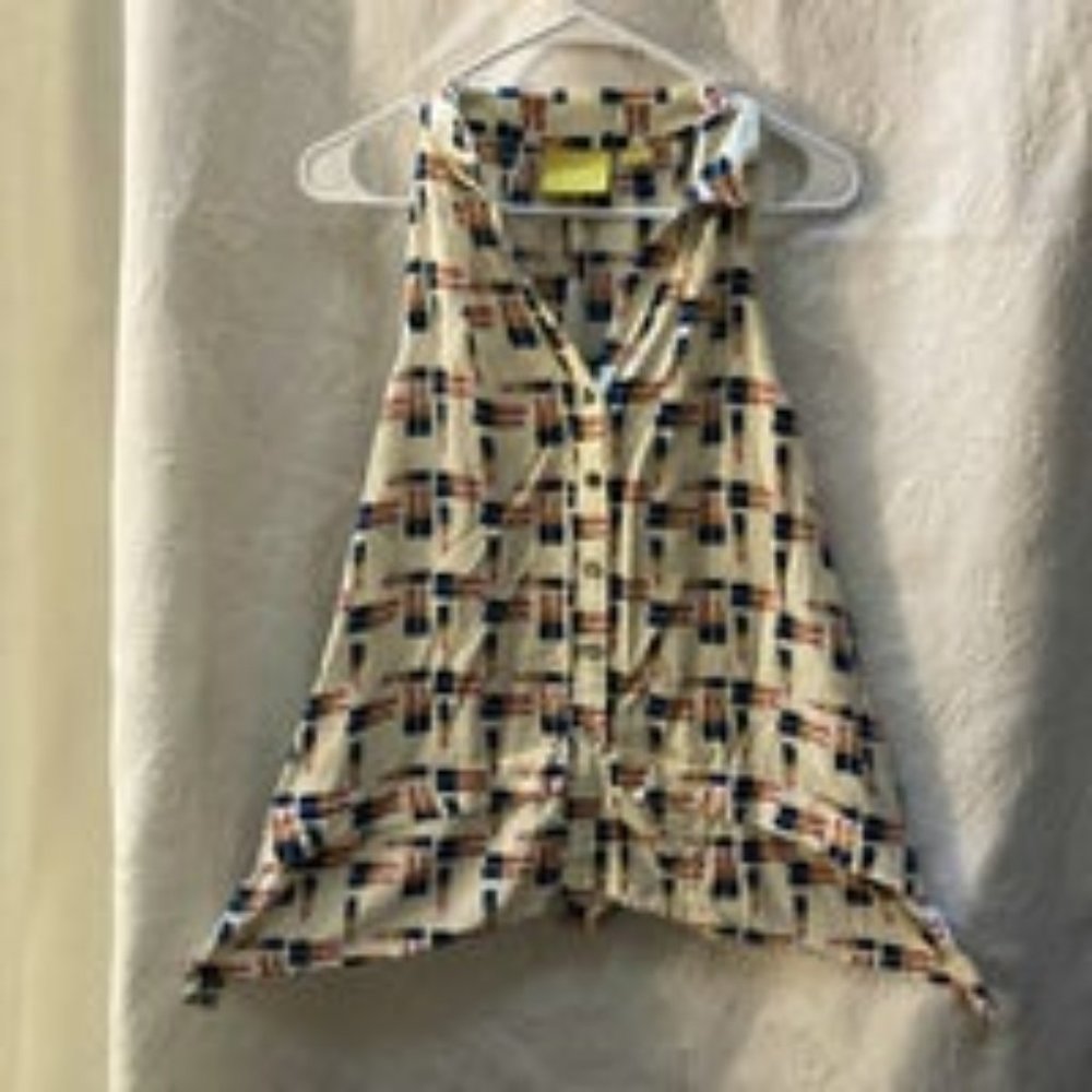 Anthropologie Mauve Swing Tank